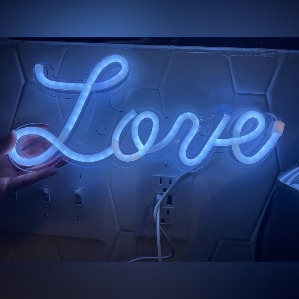 New Love neon sign usb adaptor and on off switch